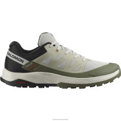 Salomon Schuhe | Salomon Herren-Wanderschuhe - outrise LF48224 Moosgrau/tiefes Flechtengrün/Zuckermandel