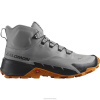 Salomon Schuhe | Salomon Herren-Wanderstiefel – Cross Hike 2 Mid Gore-Tex LF48237 Möwe/Marmelade/Schwarz