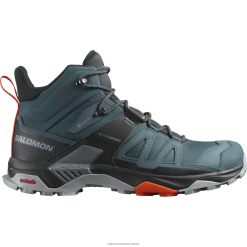Salomon Schuhe | Salomon Herren-Wanderstiefel – X Ultra 4 Mid Gore-Tex LF48210 Sterngucker/schwarzer/scharlachroter Ibis