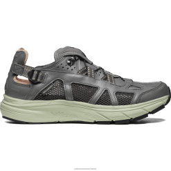 Salomon Schuhe | Salomon Sportstyle-Schuhe für Herren – Techsonic-Leder LF482176 Zinn/Wüstensalbei/Beluga