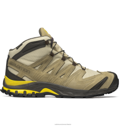 Salomon Schuhe | Salomon Sportstyle-Schuhe für Herren – XA Pro 3D Mid Gore-Tex für einen besseren Geschenkeladen LF482137 Safari/Seetang/Reichsgelb