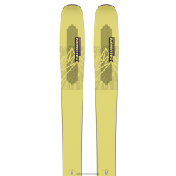 Salomon Switzerland | Salomon All-Mountain-Ski für Damen – QST Stella 106 LF4821012 gelbe Birne/neonrosa