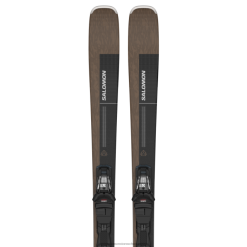 Salomon Switzerland | Salomon All-Mountain-Skipaket für Damen – Stance 84 (und M12) LF4821021 Otter/Schwarz/Silbermetallic