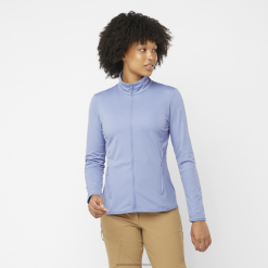 Salomon Switzerland | Salomon Damen-Midlayer-Jacke mit durchgehendem Reißverschluss – unverzichtbar, leicht und warm LF482863 Englisches Herrenhaus