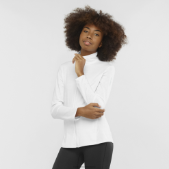 Salomon Switzerland | Salomon Damen-Midlayer-Jacke mit durchgehendem Reißverschluss – unverzichtbar, leicht und warm LF482867 Weiß
