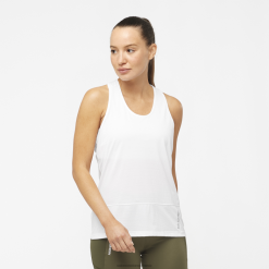 Salomon Switzerland | Salomon Damen-Tanktop – Crossrun LF482898 Weiß