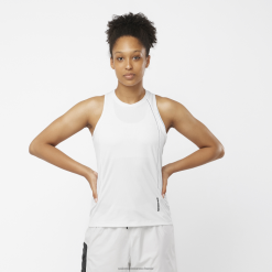Salomon Switzerland | Salomon Damen-Tanktop – Equipe LF482907 Weiß