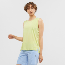 Salomon Switzerland | Salomon Damen-Tanktop – Umriss Sommer LF482925 sonniger Kalk