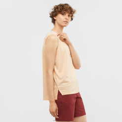 Salomon Switzerland | Salomon Damen-Tanktop – Umriss Sommer LF482926 Aprikoseneis