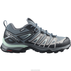 Salomon Switzerland | Salomon Damen-Wanderschuhe – X Ultra Pioneer Clima Waterproof LF4821130 stürmisches Wetter/Legierung/Yucca