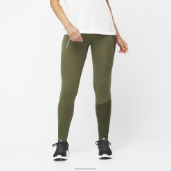 Salomon Switzerland | Salomon Damenstrumpfhose - Cross Run 28 LF4821162 Weinblatt-/Waldnacht