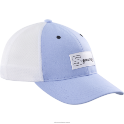 Salomon Switzerland | Salomon Geschwungene Herrenmütze – Trucker LF482436 Gelassenheit/Weiß