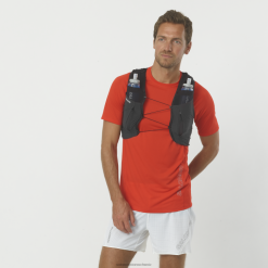 Salomon Switzerland | Salomon Herren-Laufweste mit Trinkflaschen inklusive – Sense Pro 10 LF482341 schwarz/ebenholz