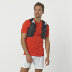 Salomon Switzerland | Salomon Herren-Laufweste mit Trinkflaschen inklusive – Sense Pro 5 LF482338 schwarz/ebenholz