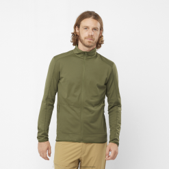 Salomon Switzerland | Salomon Herren-Midlayer-Jacke mit durchgehendem Reißverschluss – unverzichtbar, leicht und warm LF482555 Weinblatt