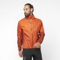 Salomon Switzerland | Salomon Herren-Shelljacke – Bonatti wasserdicht LF4821100 gebrannter Ocker/ao/gebranntes Henna