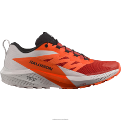 Salomon Switzerland | Salomon Herren-Trailrunning-Schuhe – Sense Ride 5 LF4821434 Mondgestein/schockierendes Orange/feuriges Rot