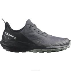 Salomon Switzerland | Salomon Herren-Wanderschuhe – Outpulse Gore-Tex LF48244 Magnet/Schwarz/Schmiedeeisen