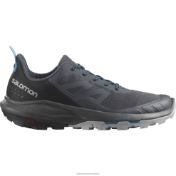 Salomon Switzerland | Salomon Herren-Wanderschuhe - Outpulse LF48230 Ebenholz/Schwarz/Algierblau