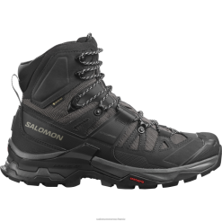 Salomon Switzerland | Salomon Herren-Wanderstiefel aus Leder – Quest 4 Gore-Tex LF4827 Magnet/Schwarz/Steinbruch