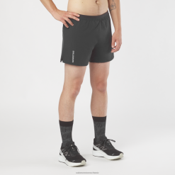 Salomon Switzerland | Salomon Herrenshorts - Cross 5 LF482272 tiefschwarz