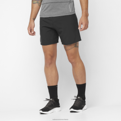 Salomon Switzerland | Salomon Herrenshorts - Cross 7 LF482266 tiefschwarz