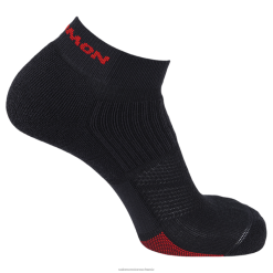Salomon Switzerland | Salomon Herrensocken – x ultra knöchel LF482464 Tiefschwarz/Legierung/Goji-Beere