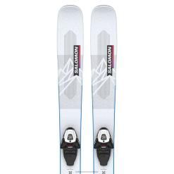 Salomon Switzerland | Salomon Junior – Freeride-Skipaket für Kinder – QST Blank Team (und L6) LF4821367 Illusionsblau/Rot/Prozessblau