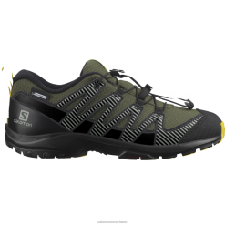 Salomon Switzerland | Salomon Junior – Kinderschuhe – XA Pro V8 Clima Waterproof LF4821362 Olivennacht/Schwarz/Schwefel