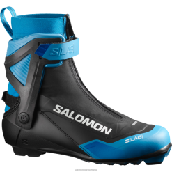 Salomon Switzerland | Salomon Junior – klassische Skating-Nordic-Schuhe für Kinder – S/Lab Skiathlon CS LF4821409 Schwarz/Prozessblau