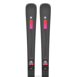 Salomon Switzerland | Salomon Pistenski-Paket für Damen – S/Max N 6 XT (und M10) LF4821022 Schwarz/Rot/Zuckerpflaume