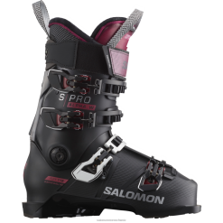 Salomon Switzerland | Salomon Pistenstiefel für Damen – S/Pro Alpha 110 El LF4821027 Schwarz/Cordovan/Silber