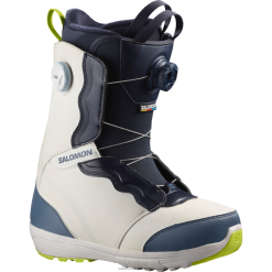 Salomon Switzerland | Salomon Snowboardstiefel für Damen – Ivy Boa SJ Boa LF4821313 Nimbus Cloud/China Blue/Acid Lime