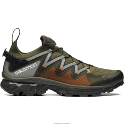 Salomon Switzerland | Salomon Sportstyle-Schuhe für Damen – xt-rush LF482776 Olivennacht/Torf/leuchtendes Orange