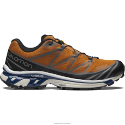 Salomon Switzerland | Salomon Sportstyle-Schuhe für Herren – XT-6 Gore-Tex Utility LF482127 Marmelade/Schwarz/Marineblaue Pfingstrose