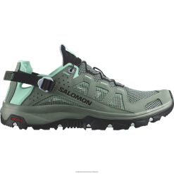 Salomon Switzerland | Salomon Wasserschuhe für Damen – Techamphibian 5 LF482787 Lorbeerkranz/arktisches Eis/Marineblau