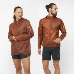 Salomon Switzerland | Salomon Windjacke für Damen – Bonatti Aero Wind LF482850 gebranntes Henna/Scharlachroter Ibis
